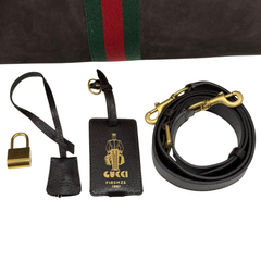 Gucci Suede Leather Travel Bag (brand new)