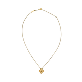 Van Cleef Vintage Alhambra Pendant Necklace 18K Yellow Gold (pre-owned)