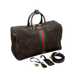 Gucci Suede Leather Travel Bag (brand new)