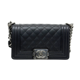 Chanel Boy quilted shoulder bag microchipped (pre-owned)