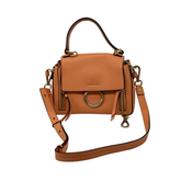 Celine Small Leather Faye Day satchel Bag Orange (pre-owned)