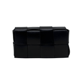 Bottega Veneta Black Cassette Small Convertible Belt Bag (brand new)