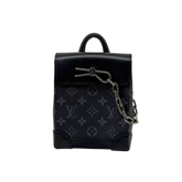 Louis Vuitton Nano Steamer Black Monogram Canvas Top Handle Bag (pre-owned)