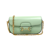 Gucci Horsebit 1955 Small Shoulder Bag Light Green (brand new)