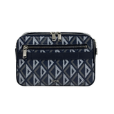 Dior Coated Canvas CD Diamond Safari Messenger Blue (brand new)