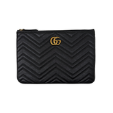Gucci GG Marmont Matelasse Leather pouch black (brand new)