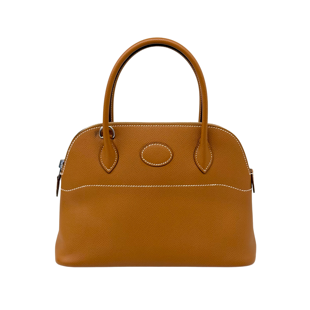 Hermès Bolide 27 brown Epsom leather top handle bag