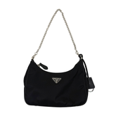 Prada black Re-Edition 2005 Shoulder Bag in Re-Nylon (pre-owned)
