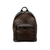 Louis Vuitton Josh PM Brown Monogram Macassar Canvas Backpack Bag (pre-owned)