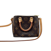 Louis Vuitton Speedy Bandouliere NM Bag Monogram Canvas Nano crossbody bag (pre-owned)