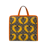 Gucci x Nina Dzyvulska Gucci Kids' GG Supreme Banana Print Tote Bag (brand new)