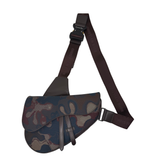 Christian Dior x Peter Doig Camouflage Saddle Messenger Bag (pre-owned)