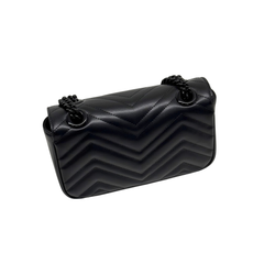 Gucci Black GG Marmont Small Shoulder Bag (brand new)