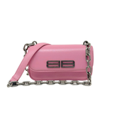 Balenciaga Calfskin Stripe Embossed Gossip Chain Bag XS Candy Pink
(brand new)