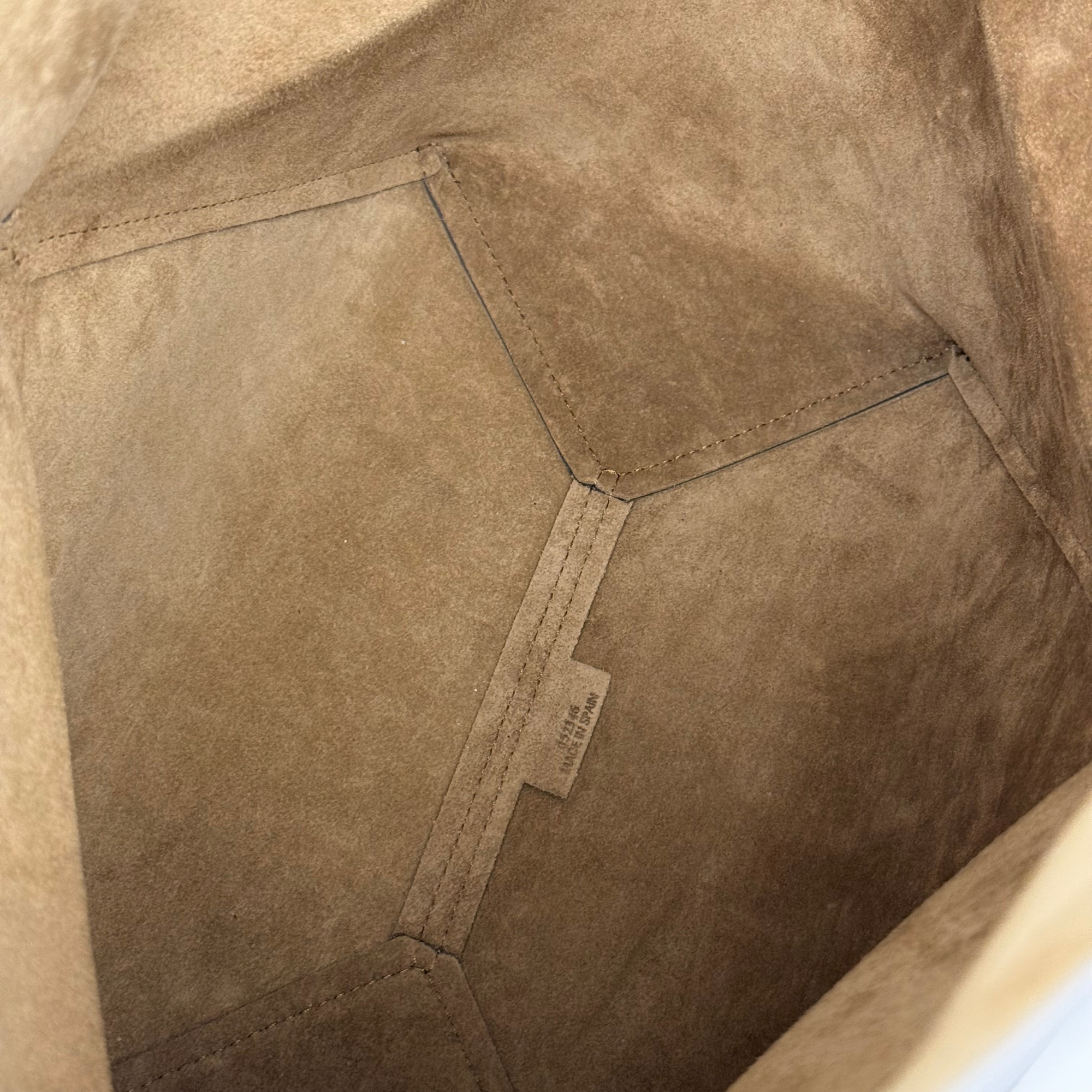 Loewe Grey Puzzle Fold Medium Leather Tote Bag (pre-owned)
