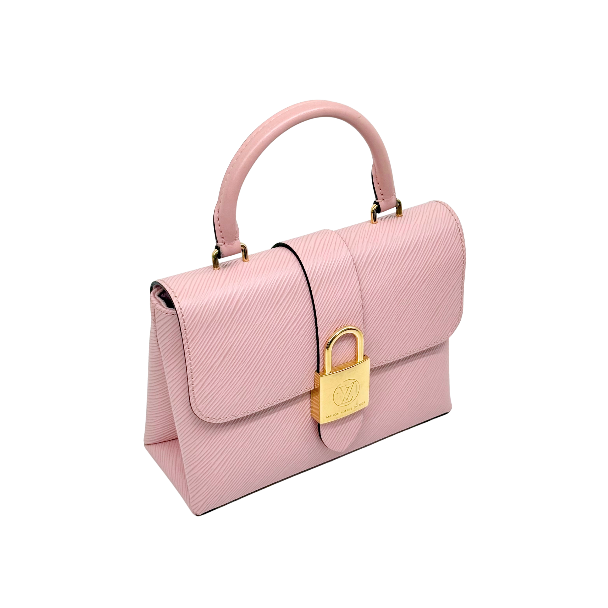 Louis Vuitton Epi Locky BB Rose Ballerine (pre-owned)
