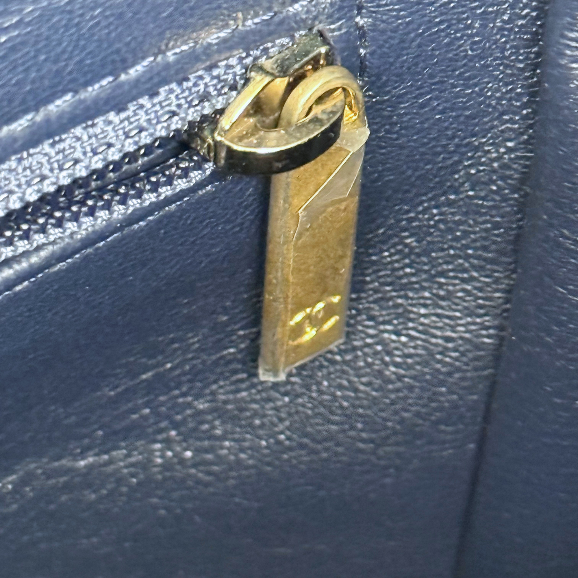 Chanel backpack dark blue