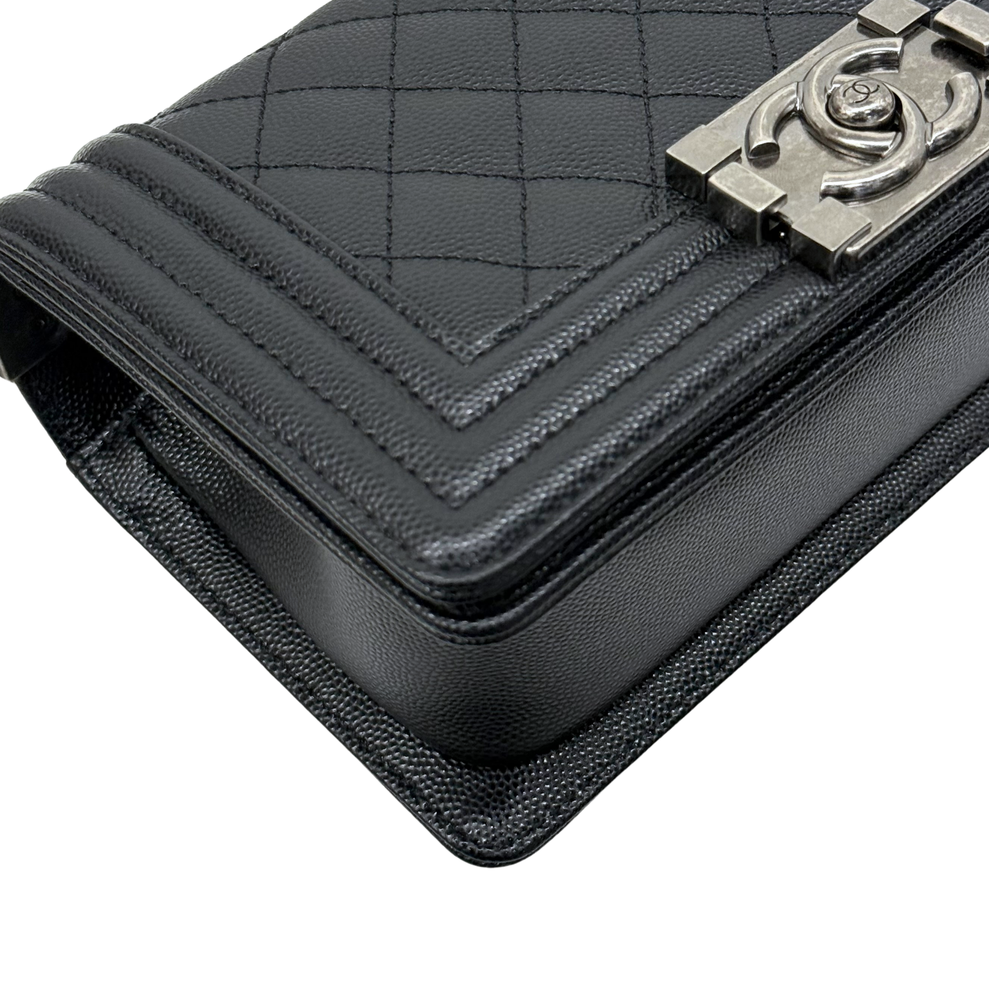 Chanel box type bag black