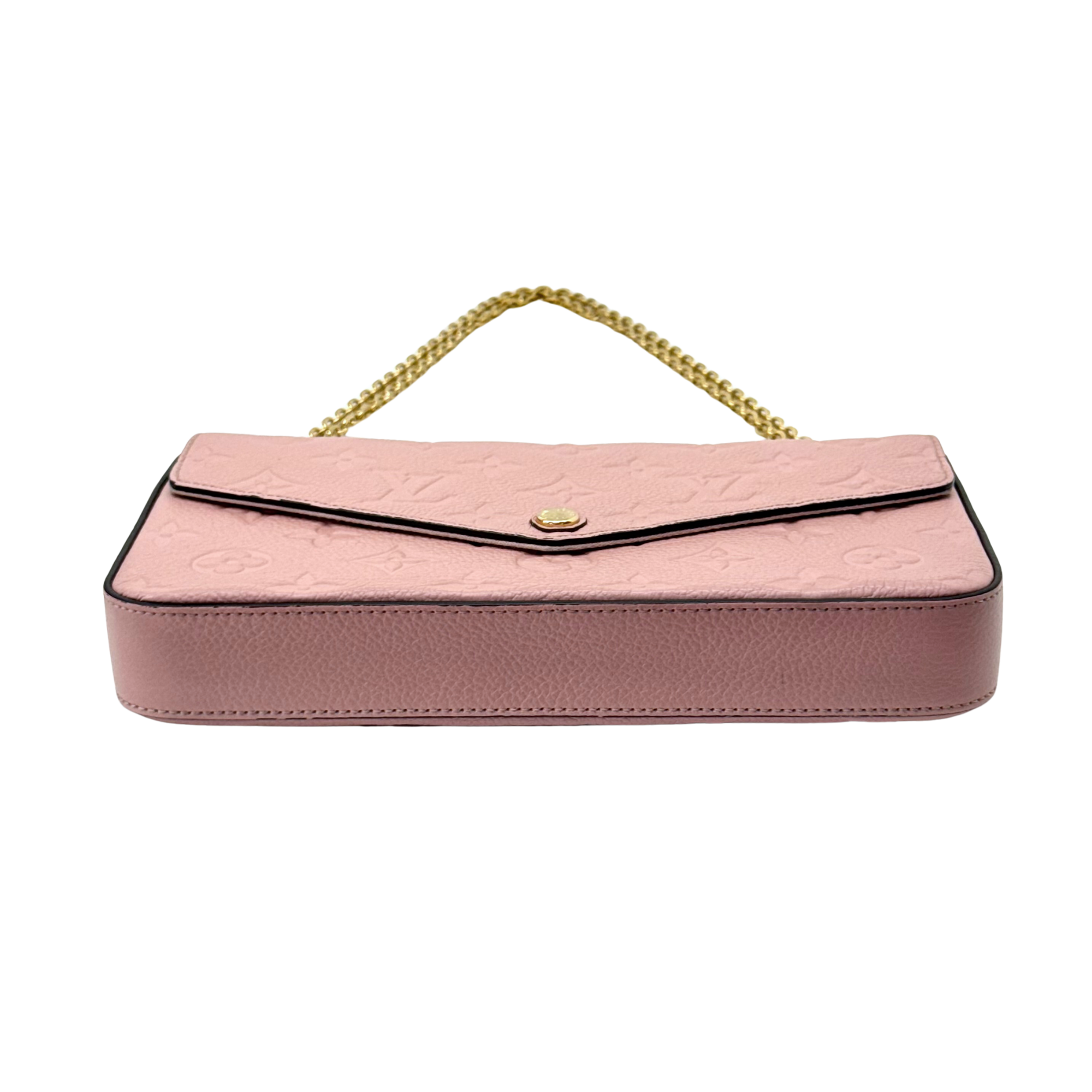 Louis Vuitton Pink Felicie Pochette Monogram Empreinte Leather crossbody bag (pre-owned)
