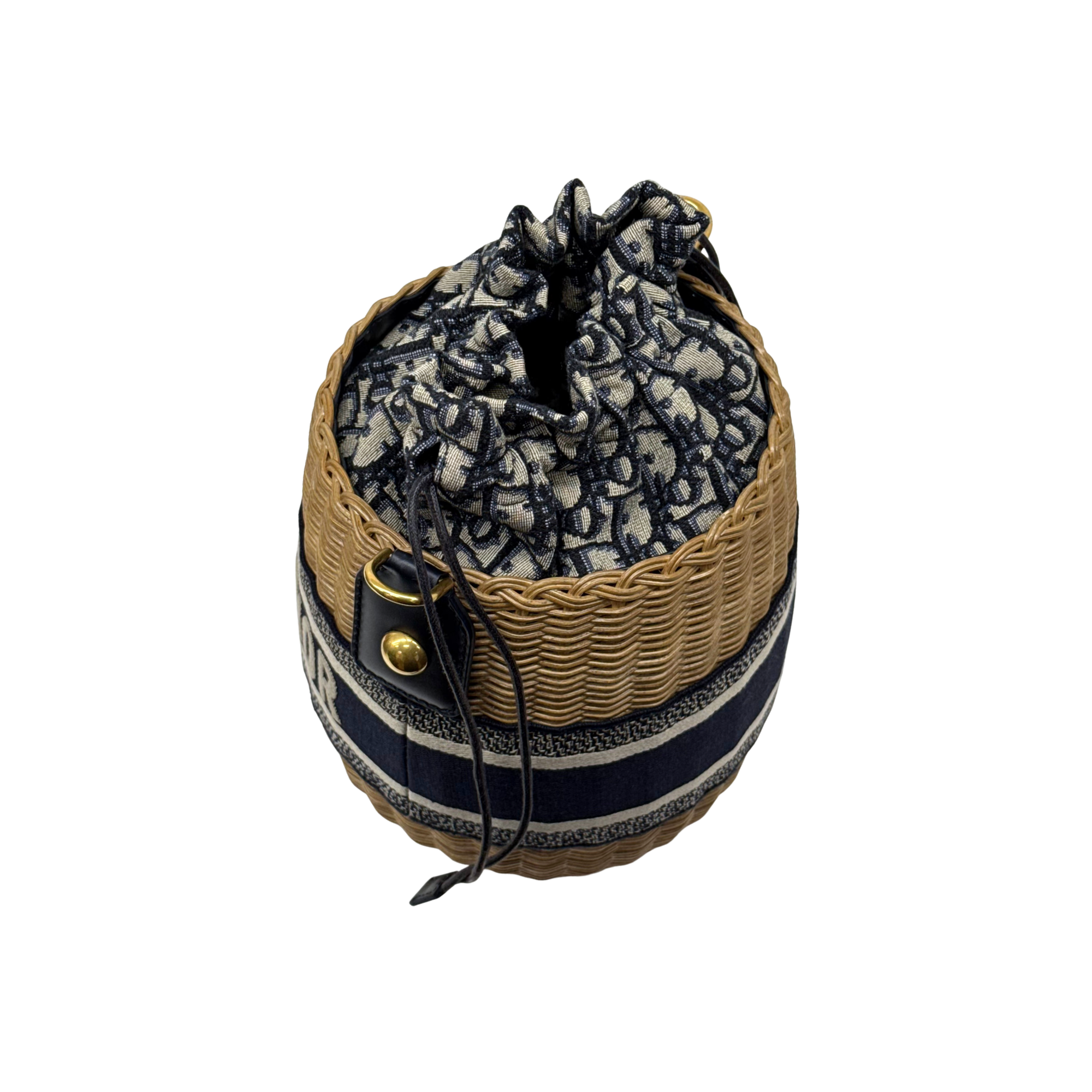 Christian Dior Oblique Wicker bucket bag (Brand new)