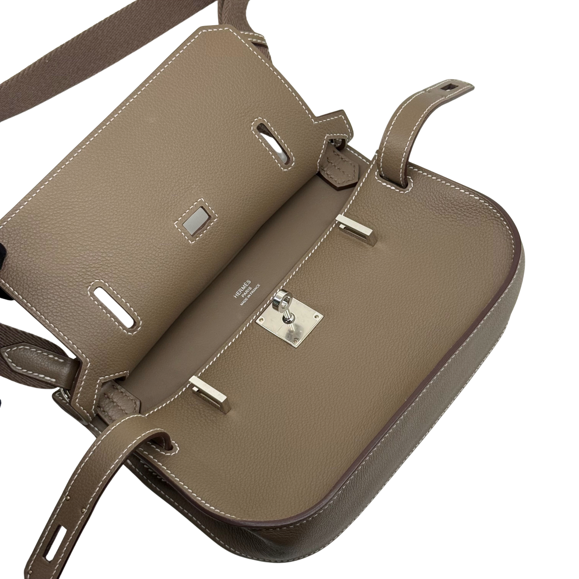 Hermès 2024 Mini Evercolor Jypsiere crossbody bag (pre-owned)