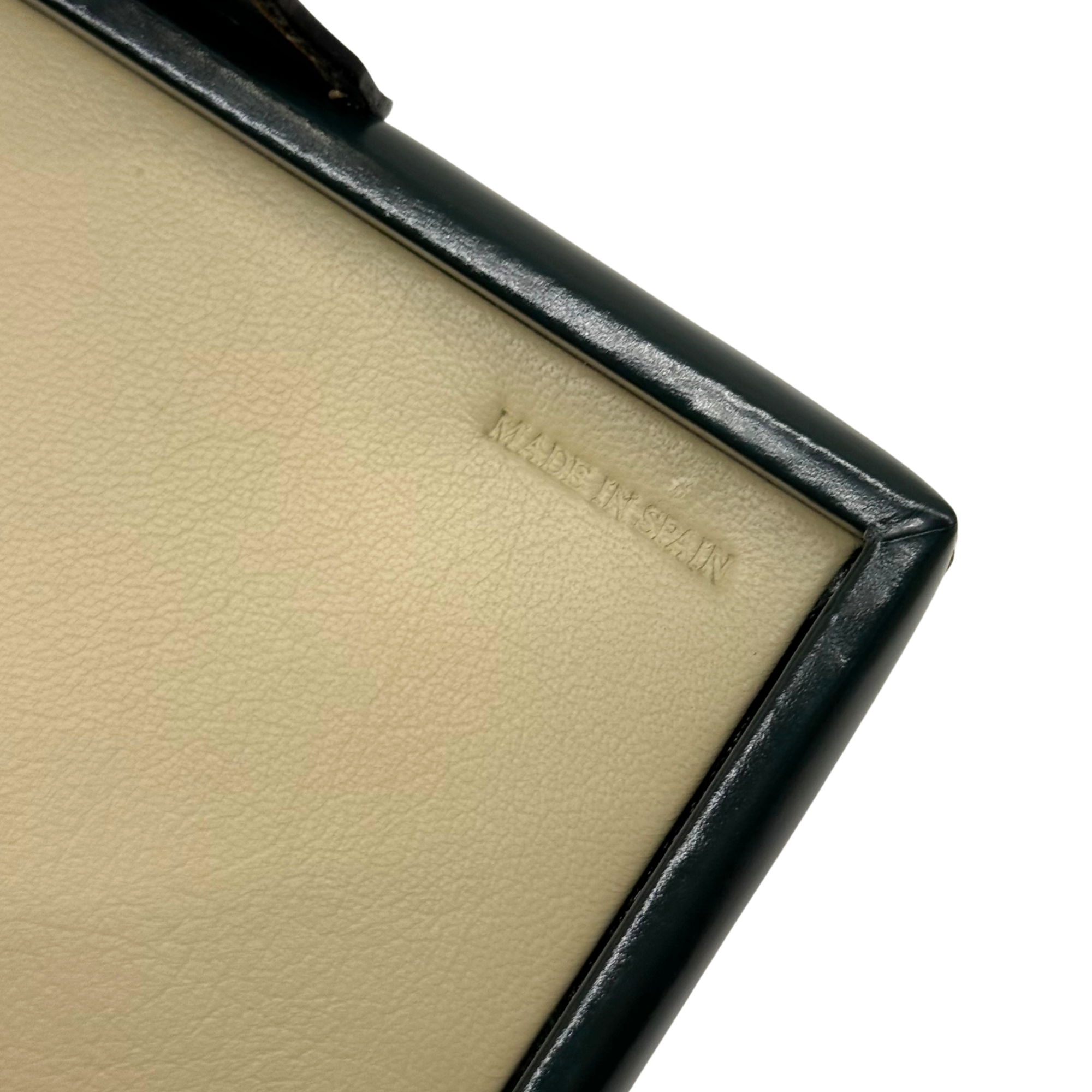 Loewe Anagram Vintage Dark Green vanity handbag (pre-owned)