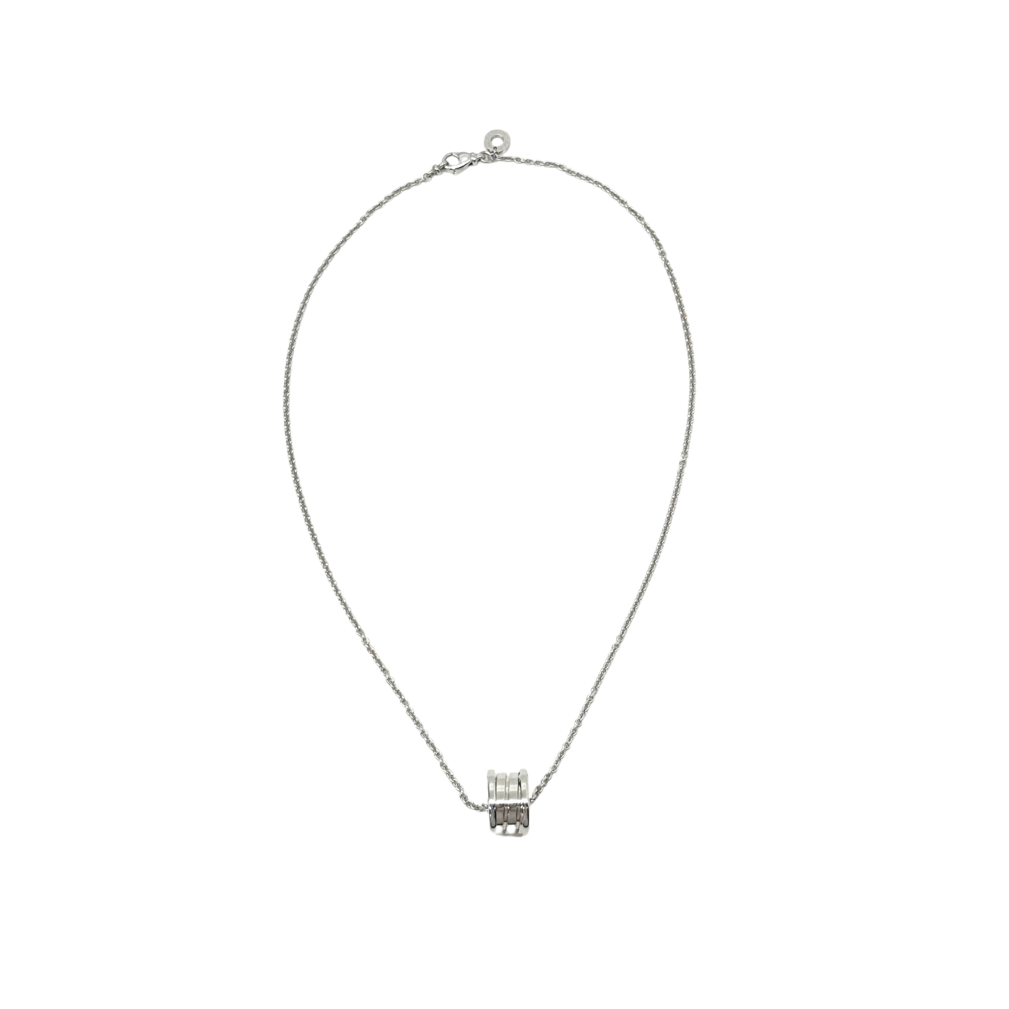 Bvlgari B.zero1 Pendant Necklace in 18kt White Gold (pre-owned)