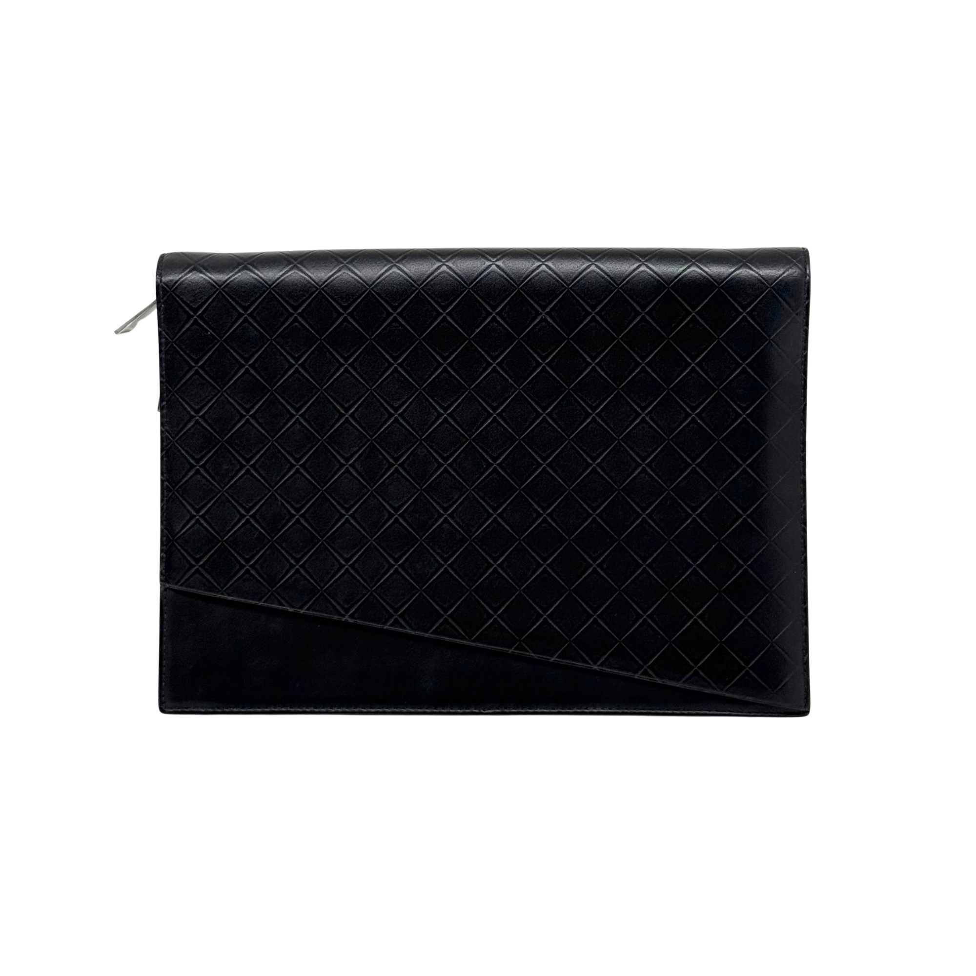 Bottega Veneta black clutch (pre-owned)