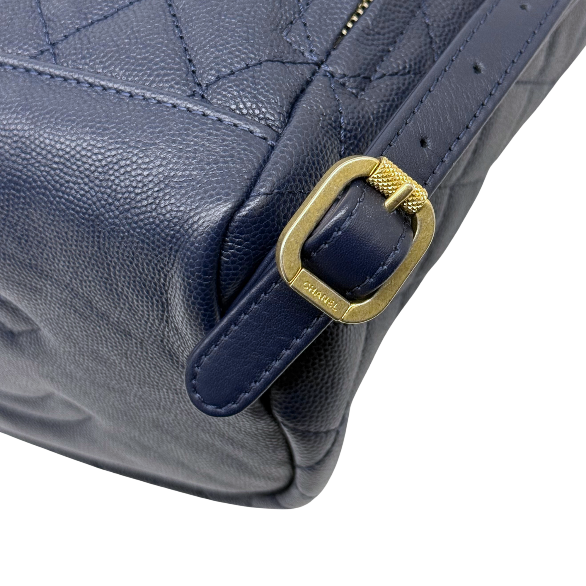 Chanel backpack dark blue