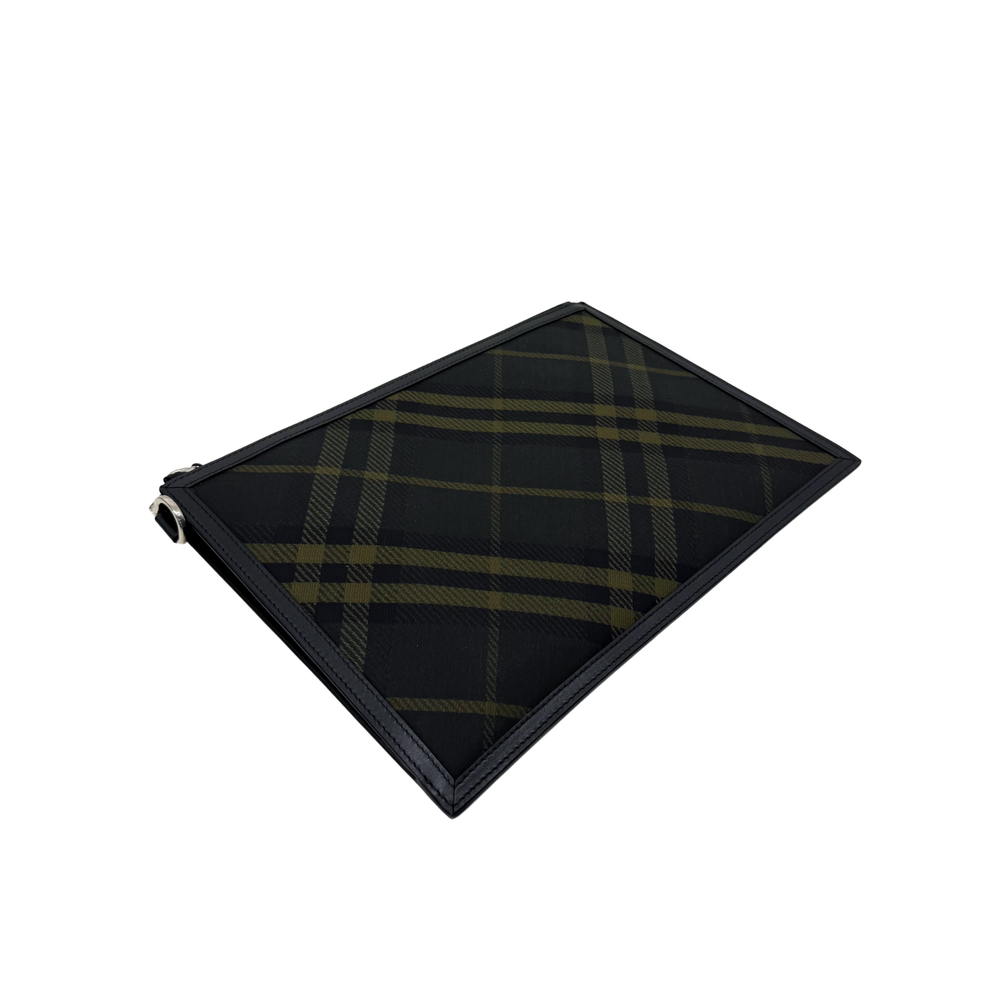 Burberry Multicolor Check Wrislet Pouch (brand new)