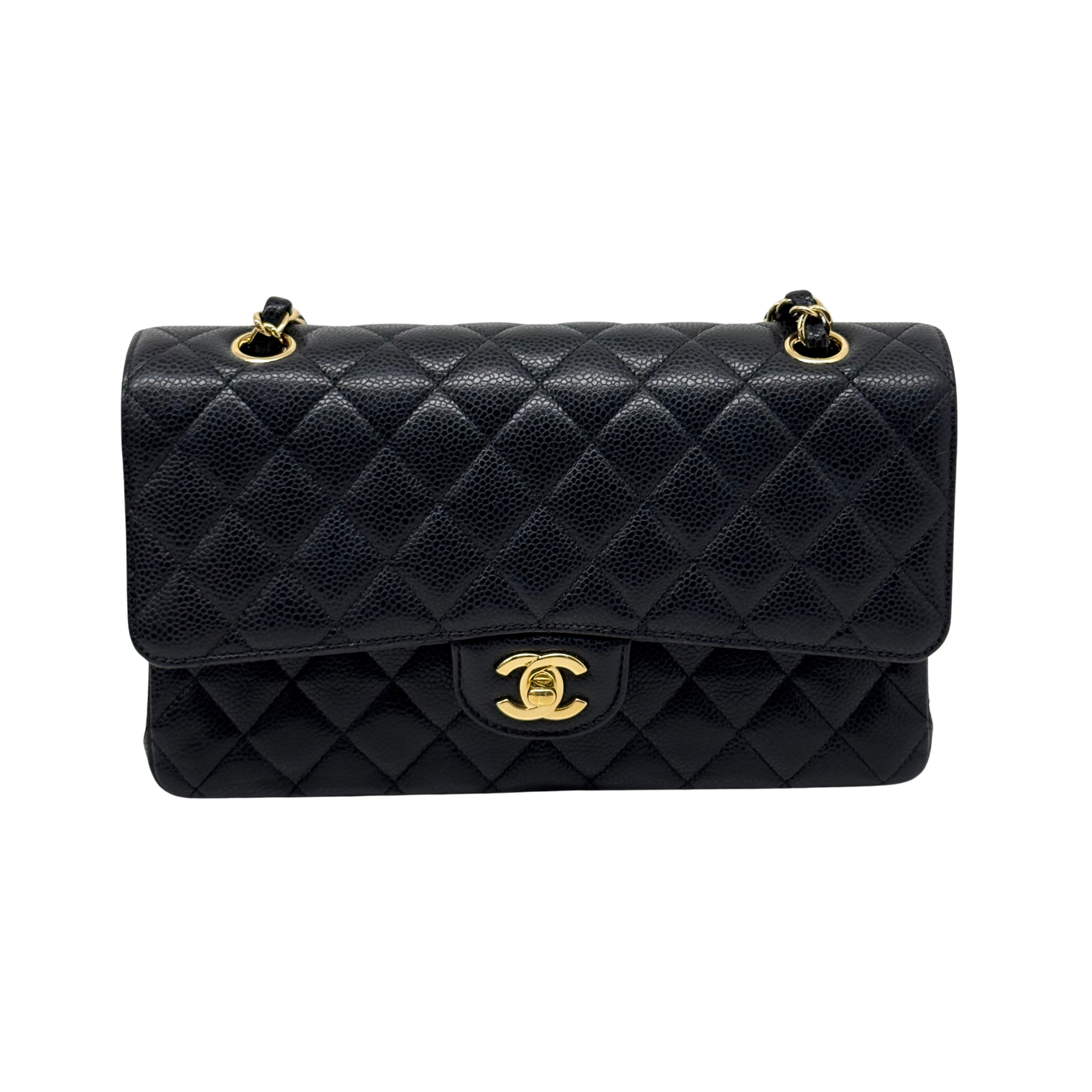 Chanel black sling bag medium