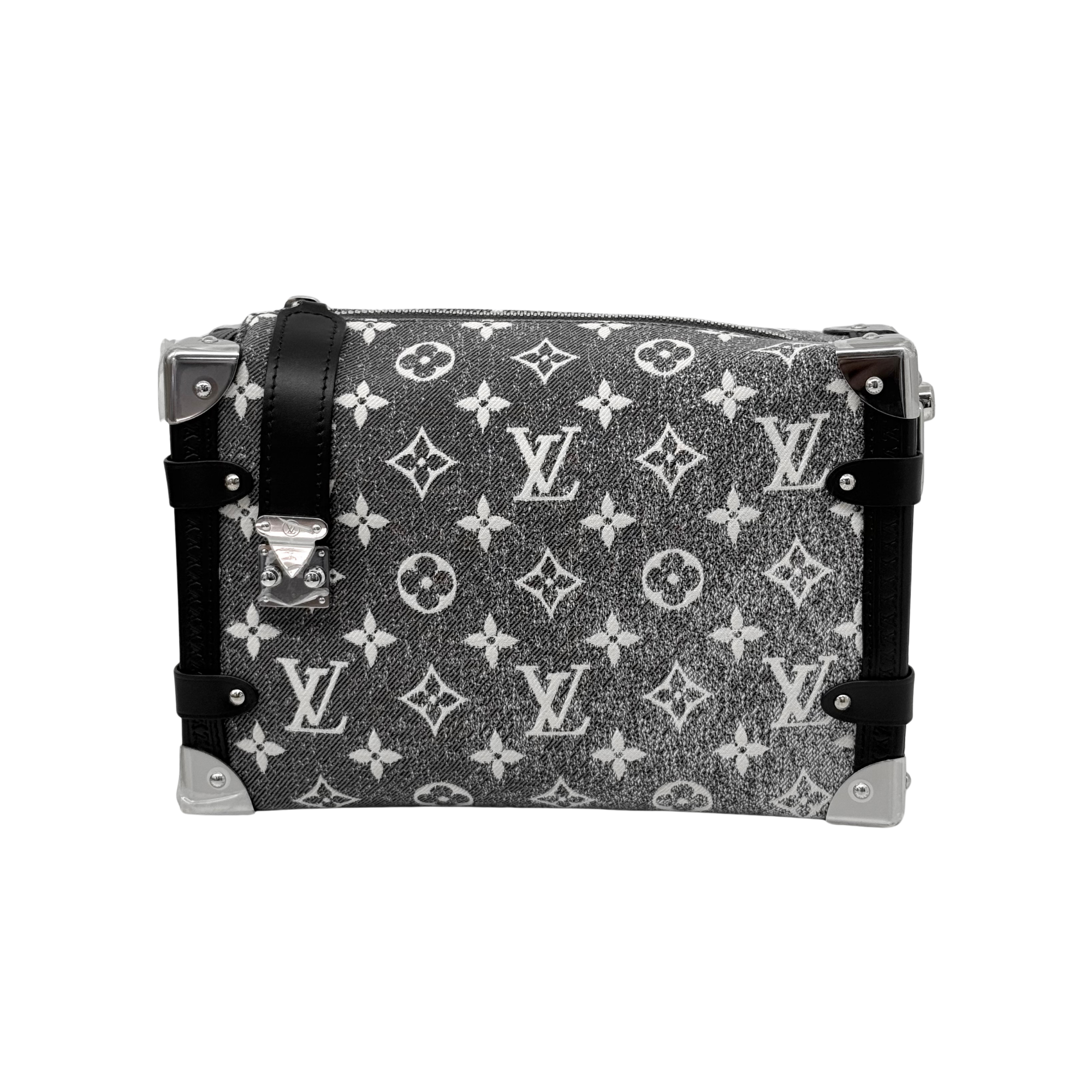 Louis Vuitton Monogram Jacquard Denim Side Trunk Grey (brand new)