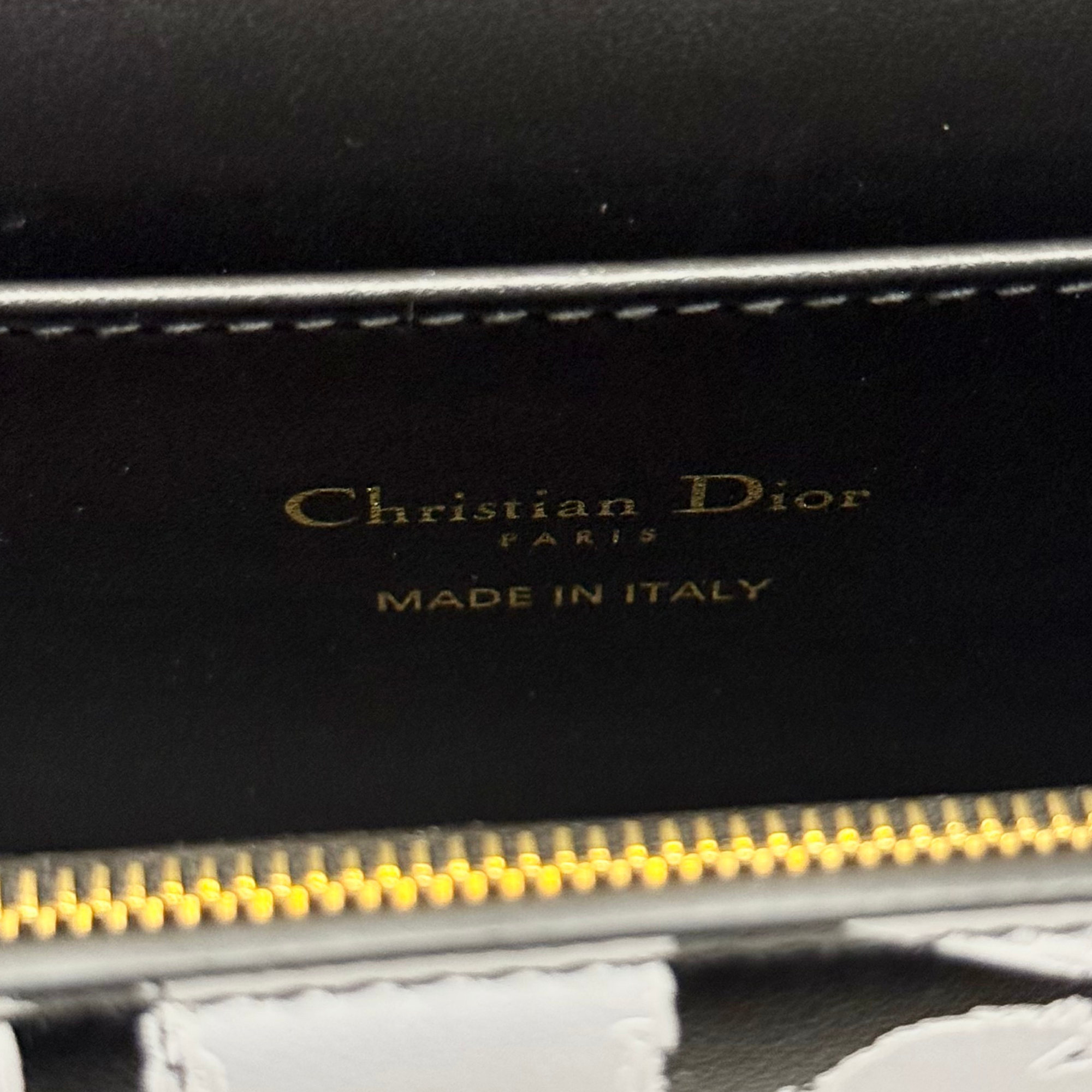 Dior Calfskin Graffiti Printed Miss Dior Flap Black White (brand new)