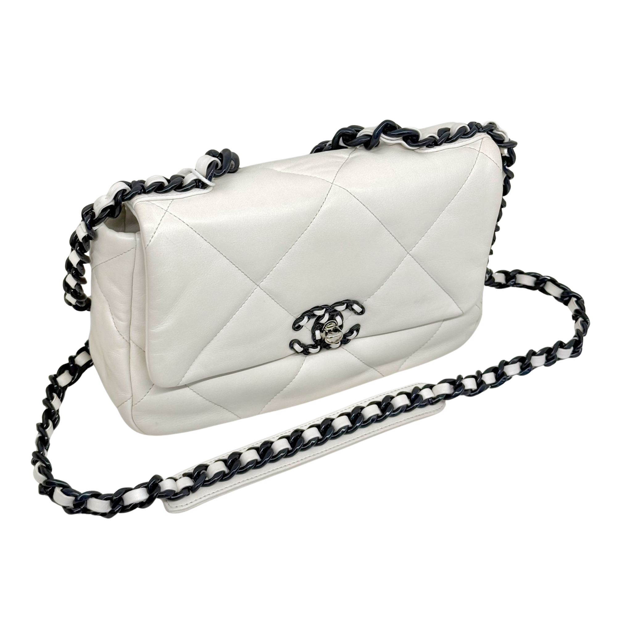 Chanel Lambskin C19 Flap Bag (pre-owned)