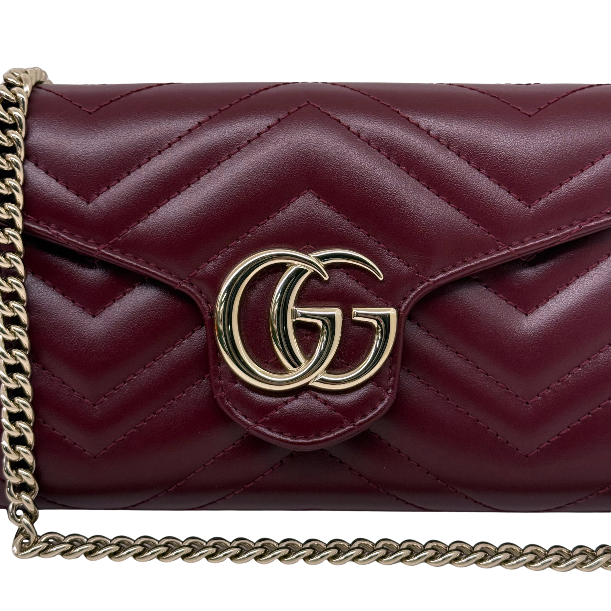 Gucci GG Marmont chain wallet (brand new)