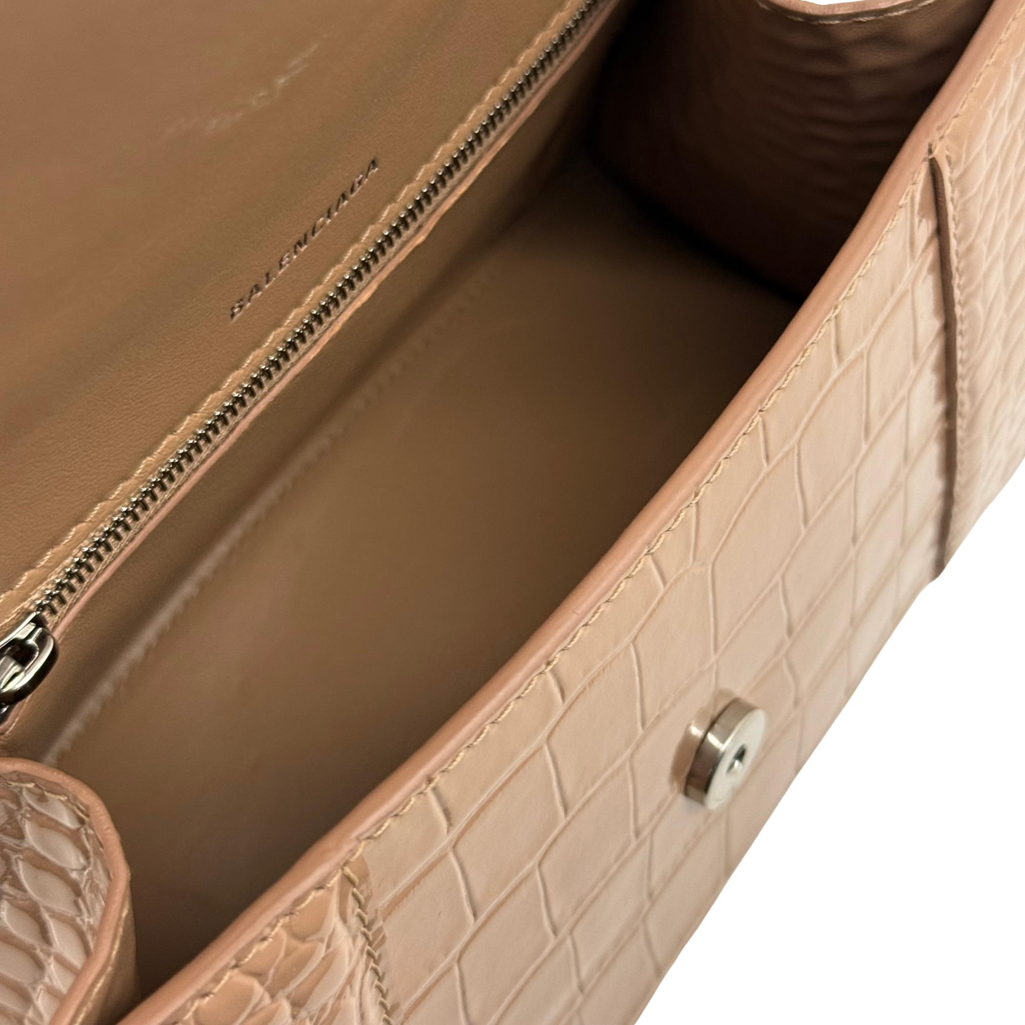 Balenciaga beige top handle