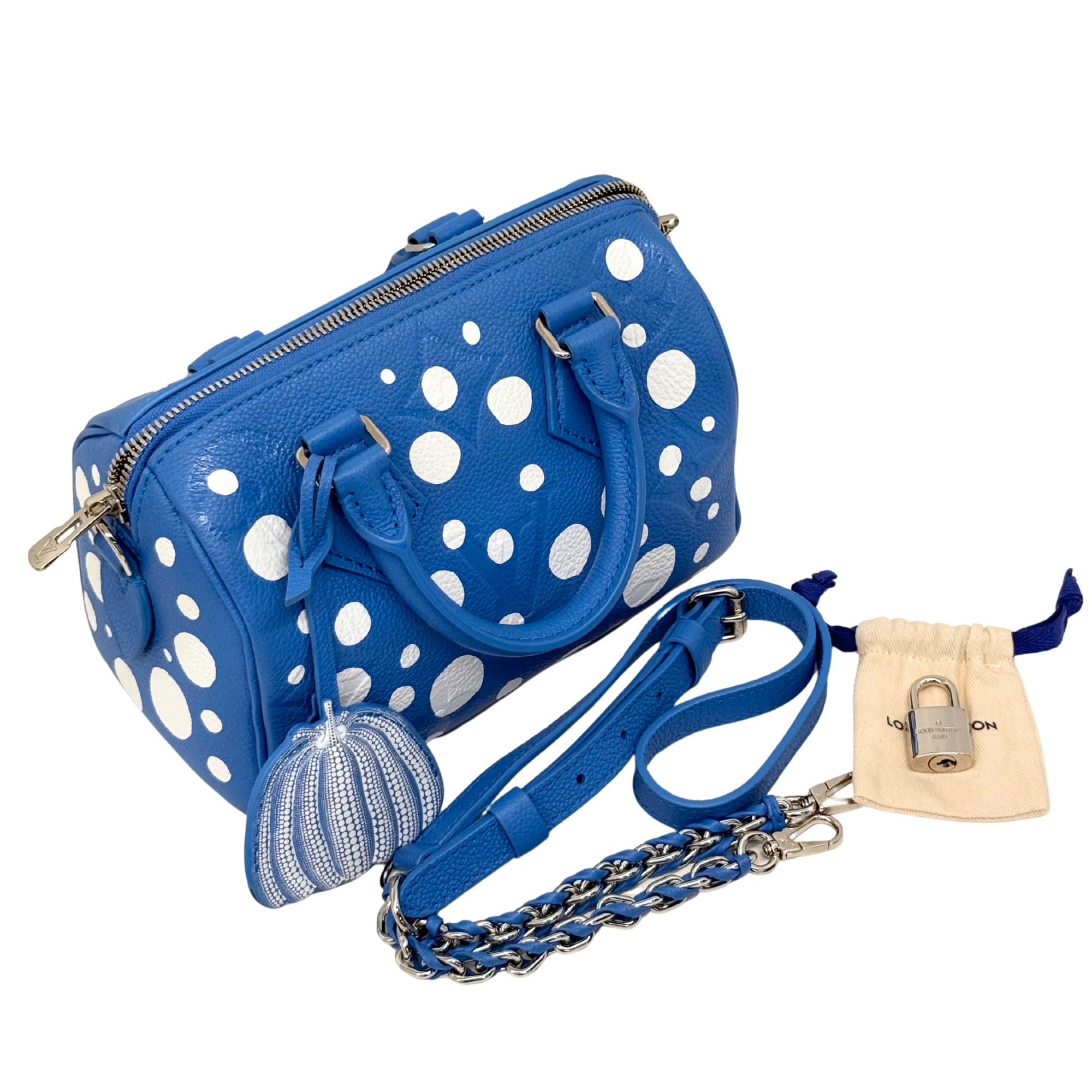 Louis Vuitton x Yayoi Kusama 2023 20 Speedy Bandouliere Infinity Dot handbag (brand new)