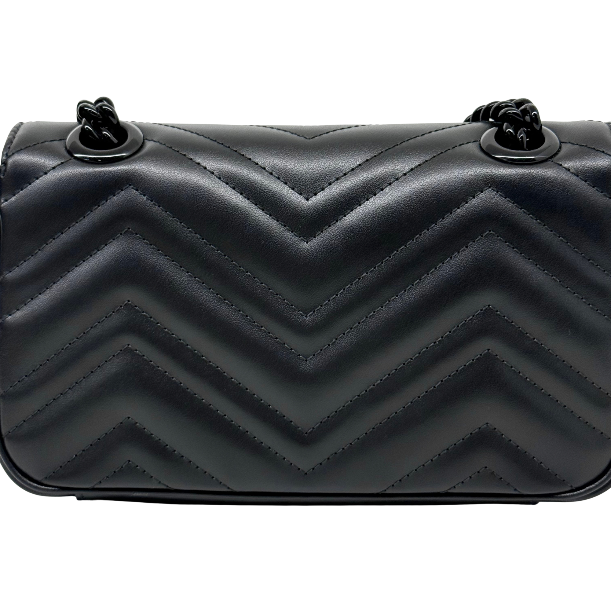Gucci Black GG Marmont Small Shoulder Bag (brand new)