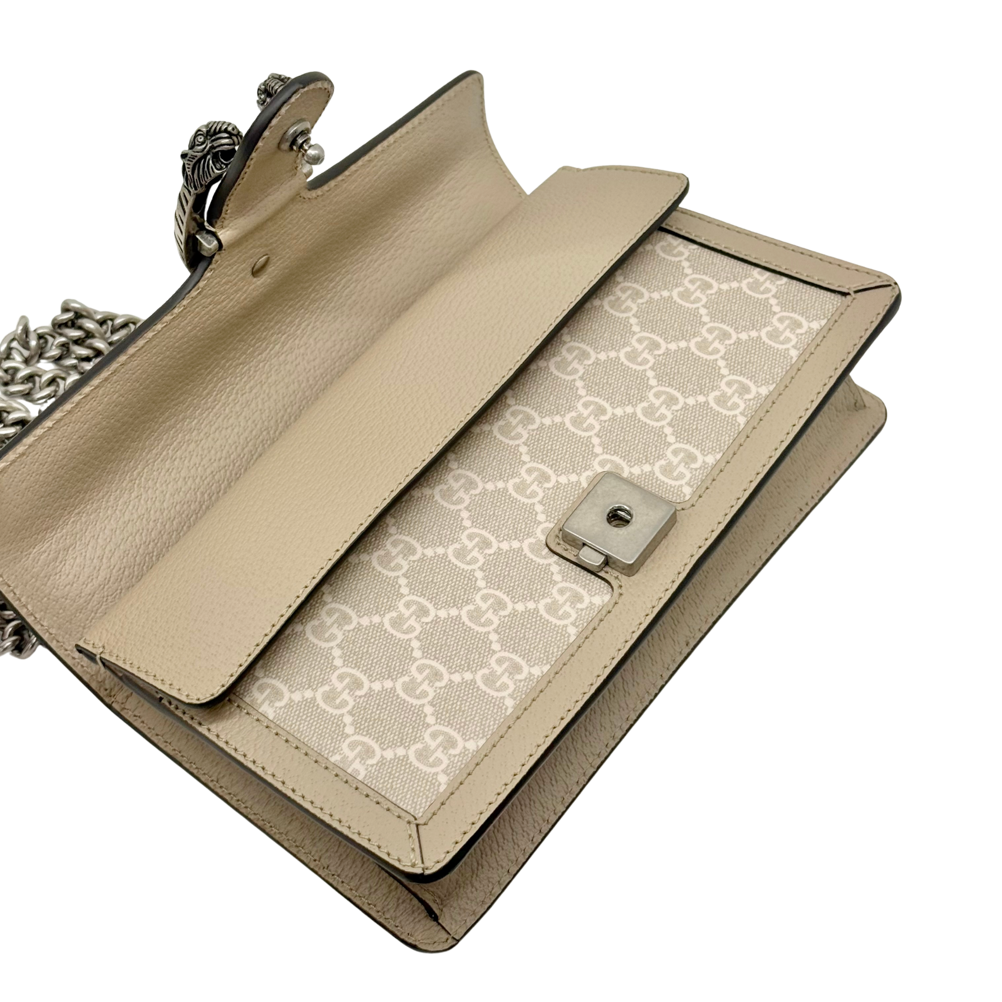 Gucci Dionysus Bag GG Coated Canvas with Leather Small shoulder bag (brand new)