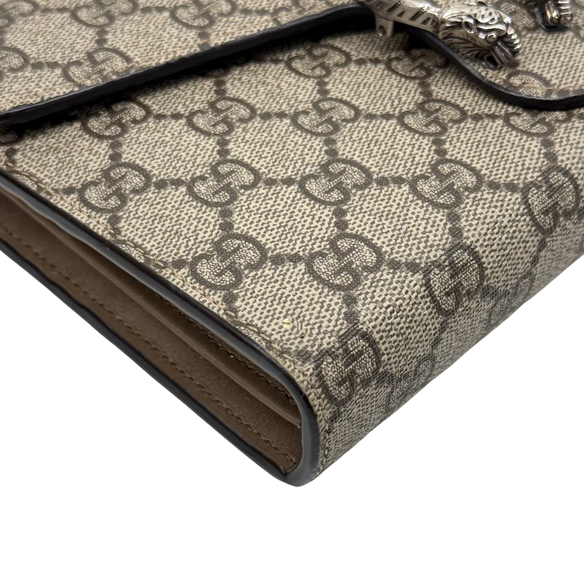 Gucci Beige PVC Dionysus Mini Chain Bag (pre-owned)