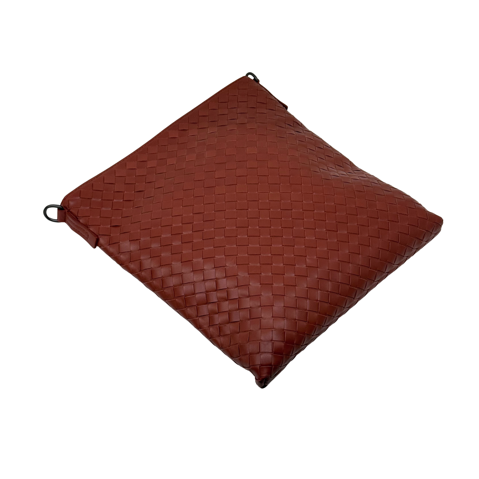 Bottega Veneta Nappa Intrecciato Flat Messenger Crossbody Bag
 (brand new)
