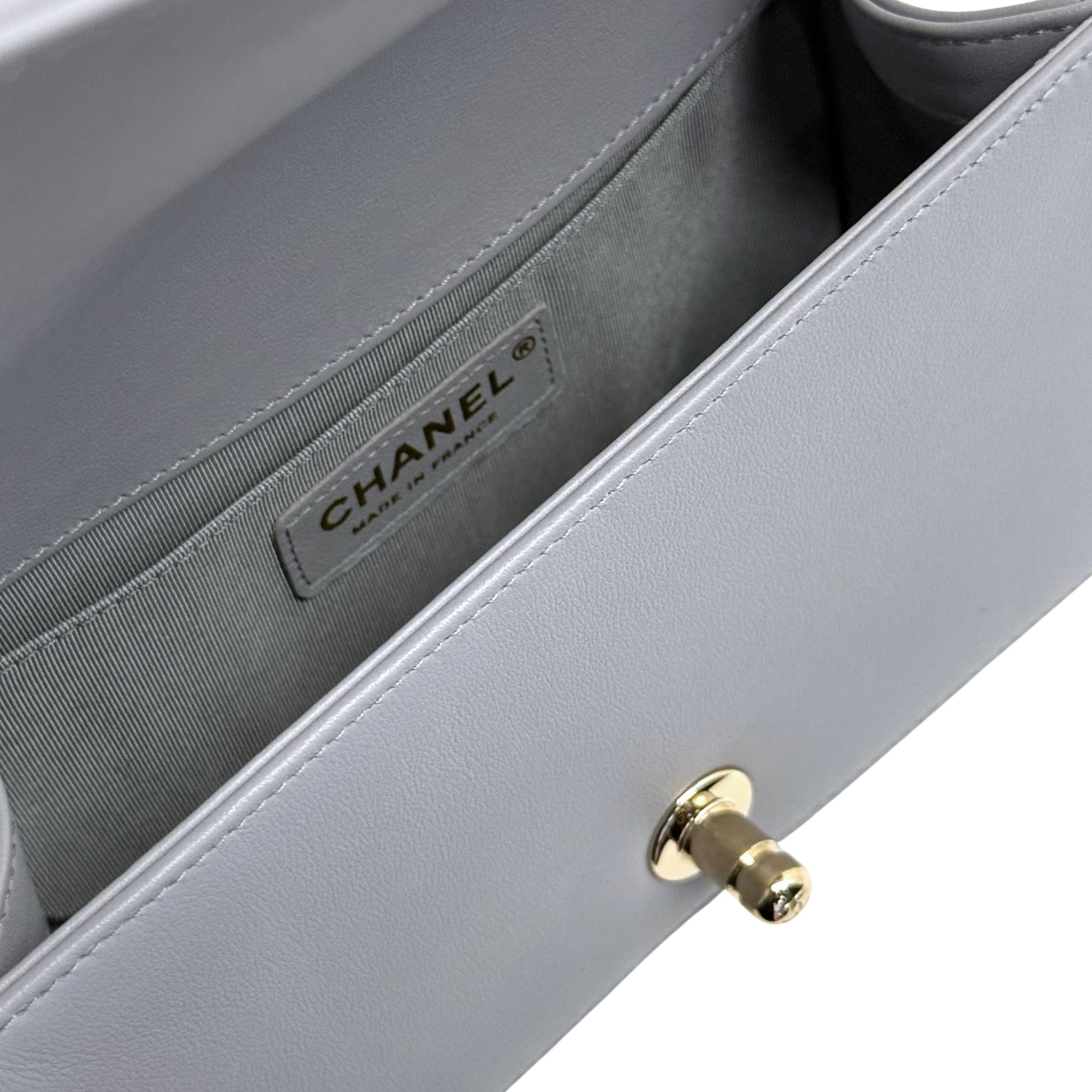Chanel grey bag