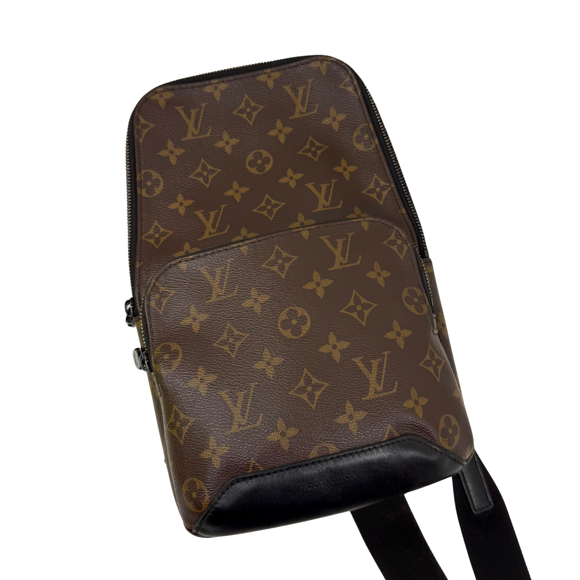 Louis Vuitton Monogram Macassar Avenue Sling Bag (pre-owned)