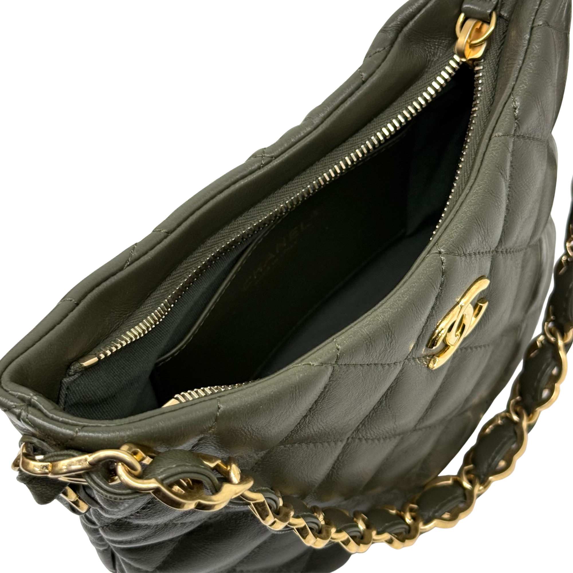 Chanel green bag