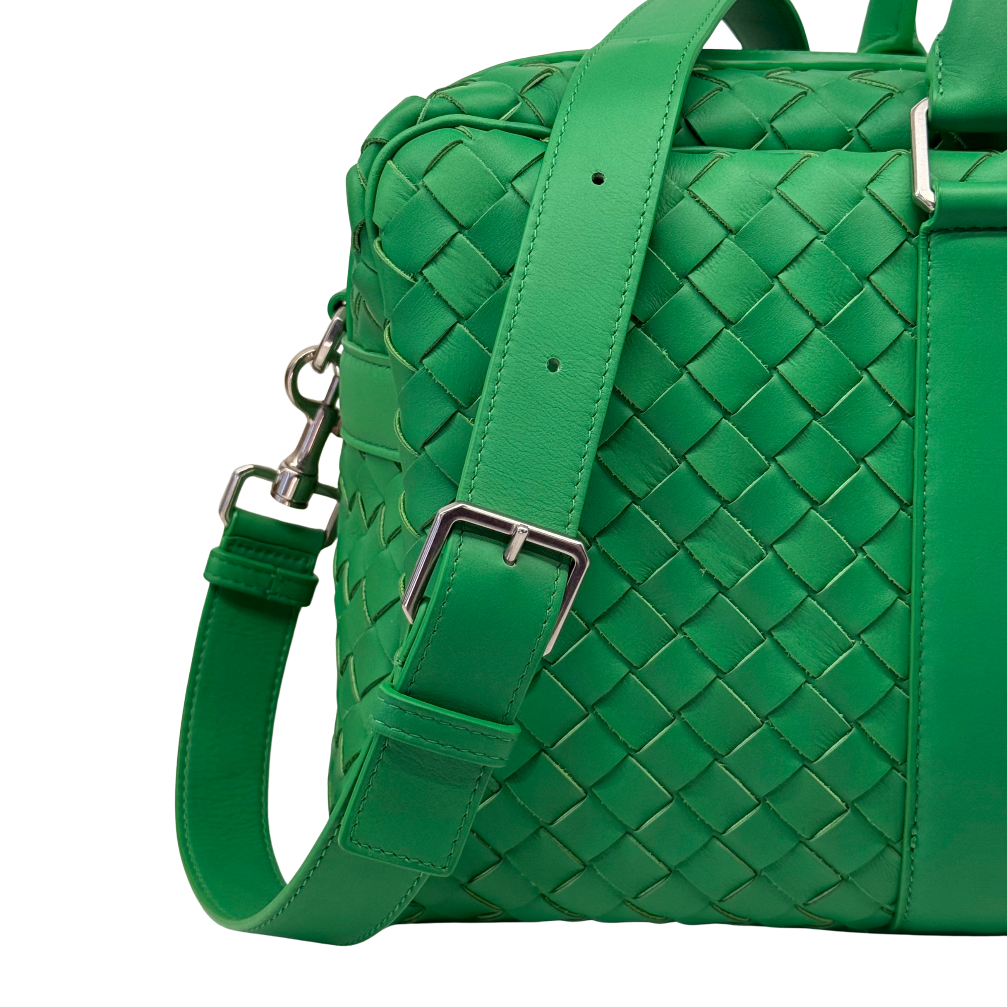 Bottega Veneta Intrecciato Duffle Bag Parakeet green
 (brand new)