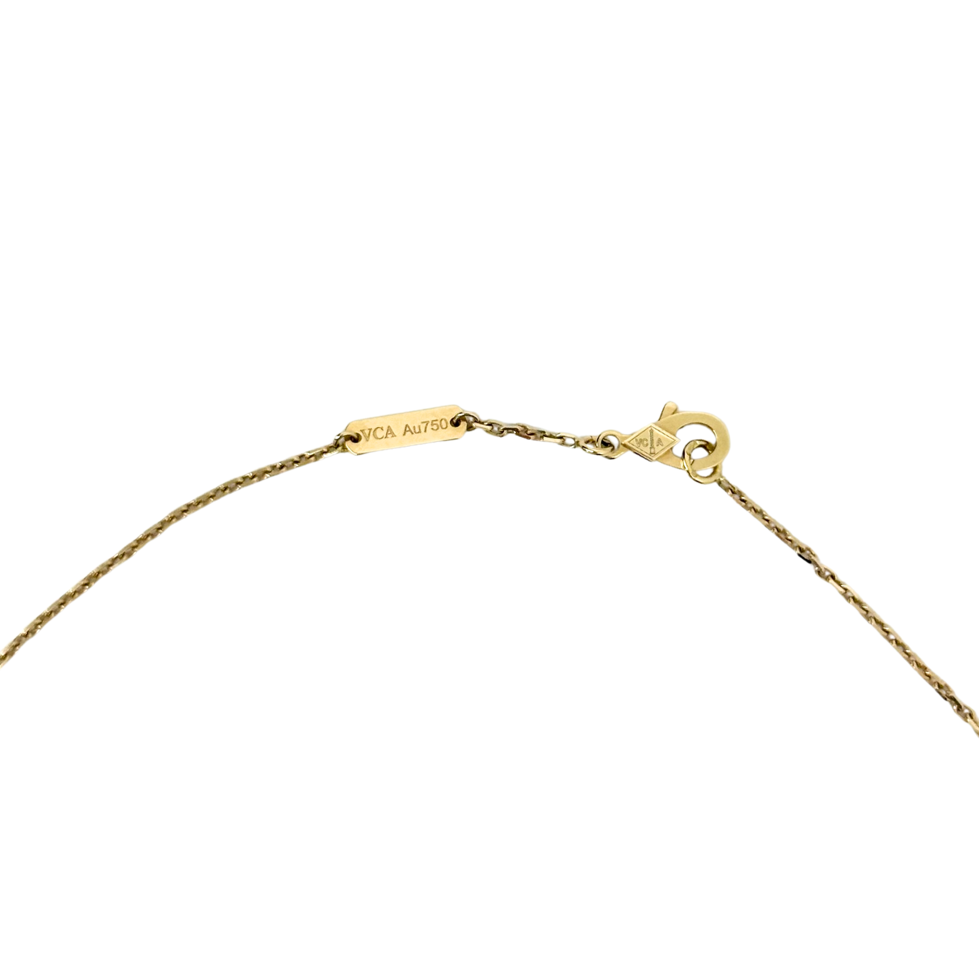 Van Cleef Vintage Alhambra Pendant Necklace 18K Yellow Gold (pre-owned)