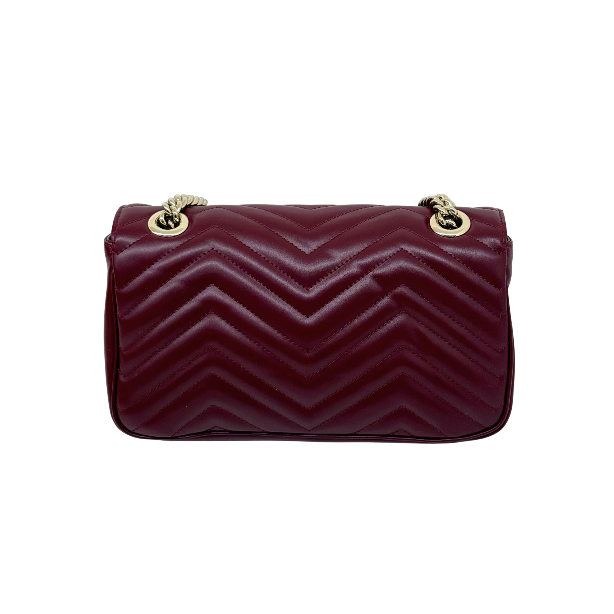 Gucci Small GG Marmont Chevron-quilted Shoulder Bag in Leather (brand new)