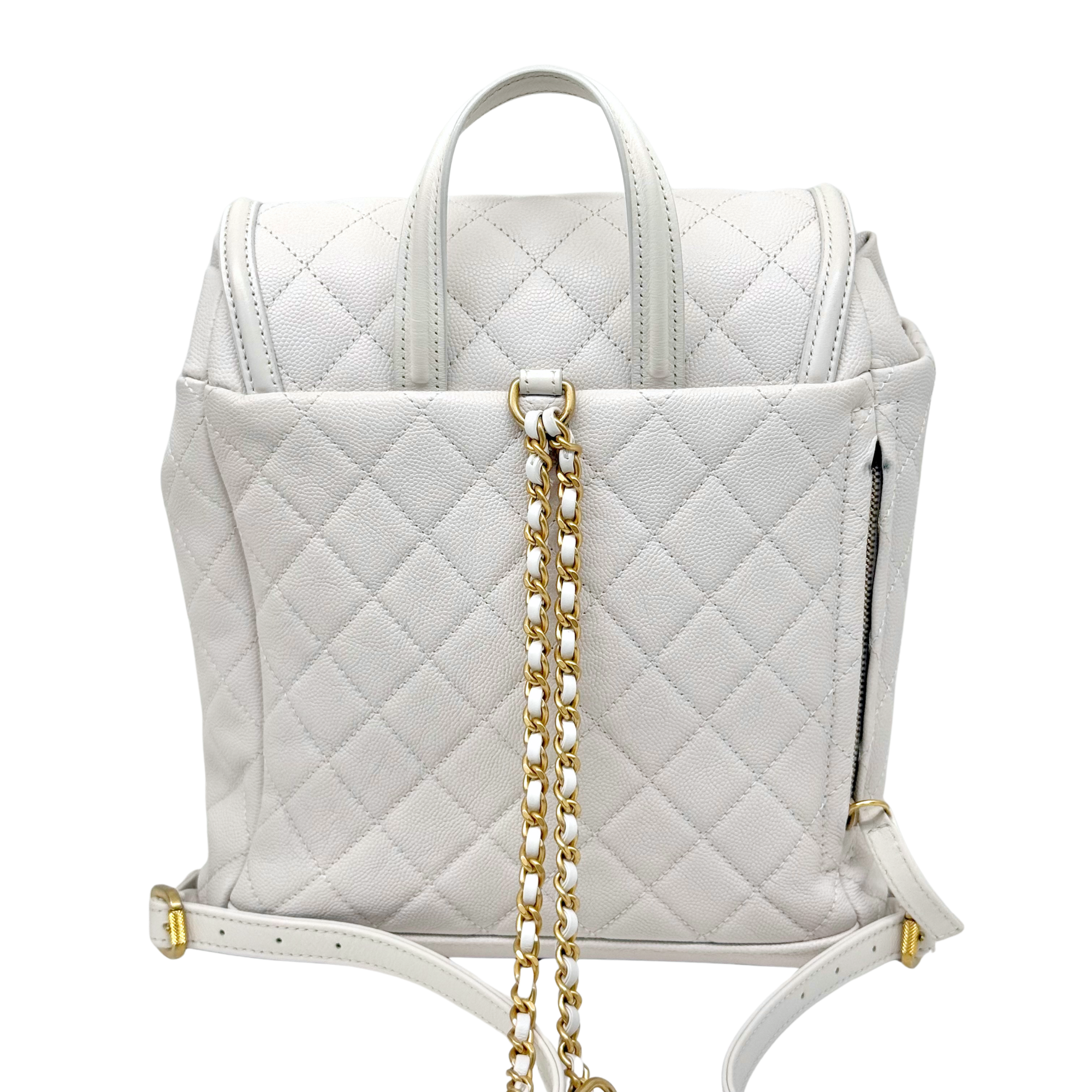 Chanel White backpack