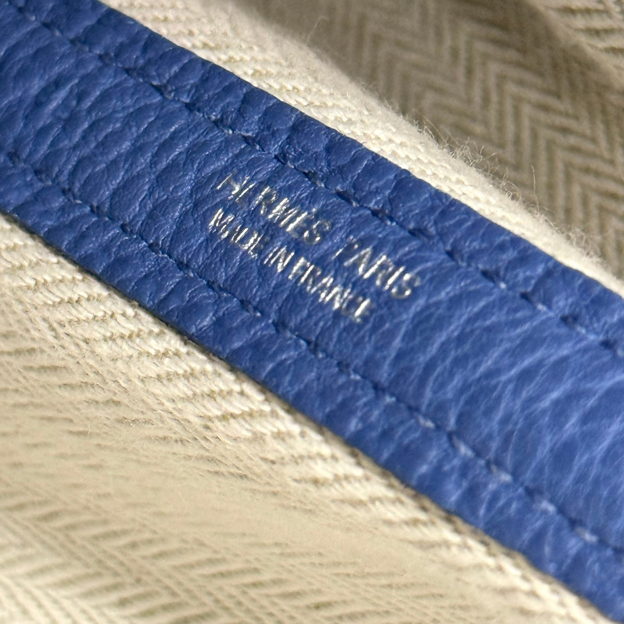 Hermes blue bag
