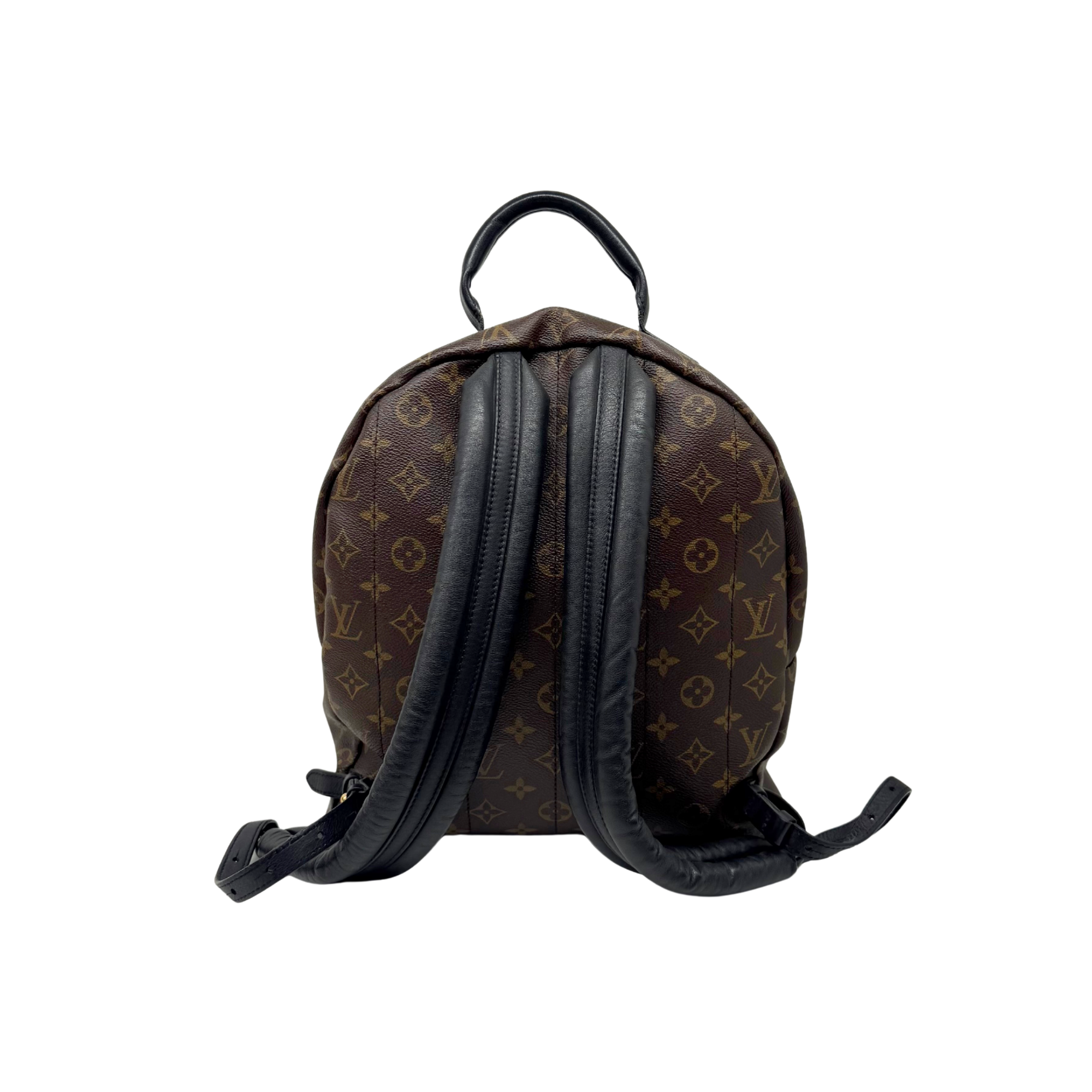 Louis Vuitton Palm Springs MM Monogram Canvas Brown Backpack Bag (pre-owned)